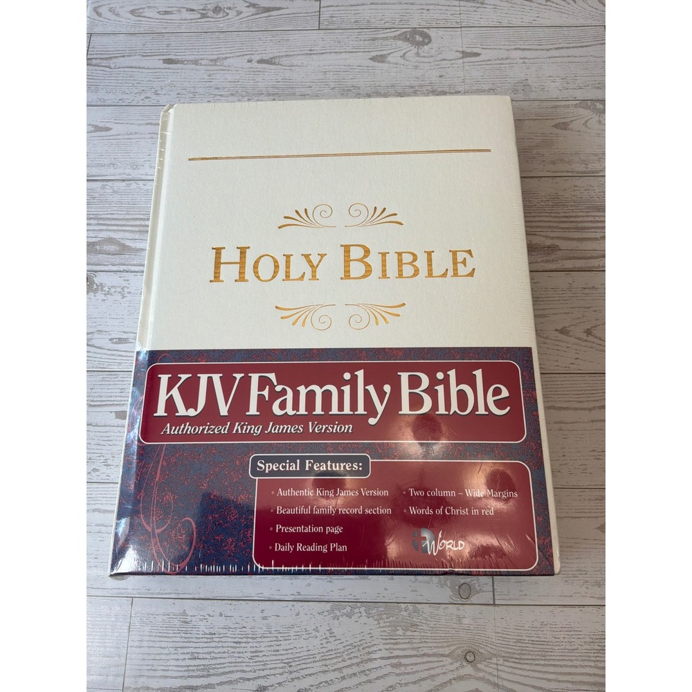 KJV Family Bible Authorized King James Version New in Box Hardcover Large Print